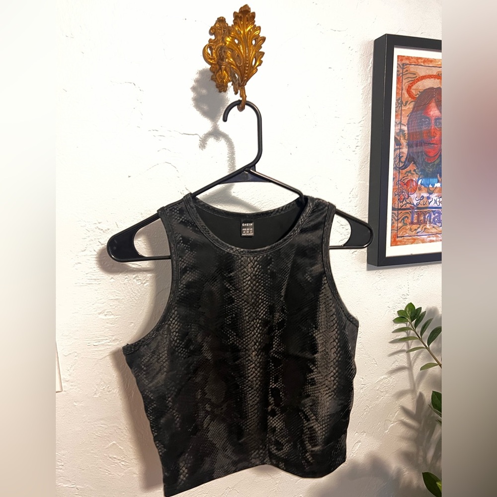 Tank Top - snake print, going out top